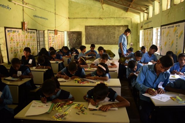 Give them colors and papers, and see the magic.